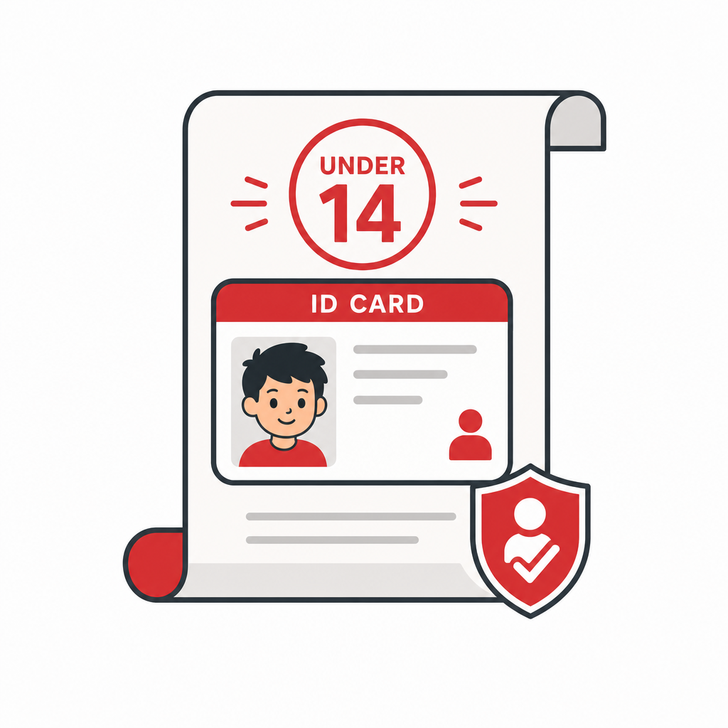 ID card for persons under 14